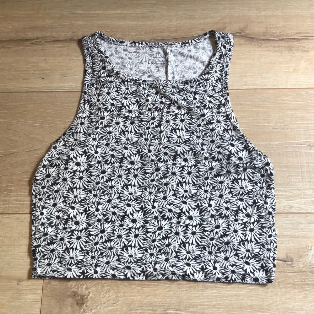 Flower crop top